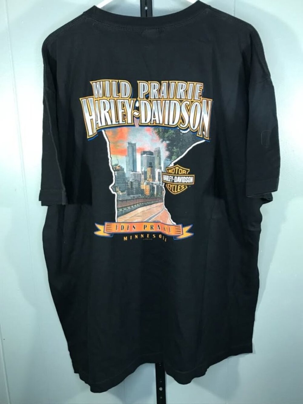 Harley Davidson Eden Prairie Minnesota Dealership mens tshirt sz 2XL made USA